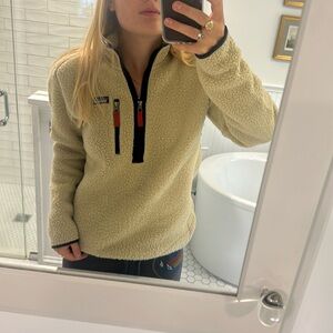 Patagonia fuzzy half zip